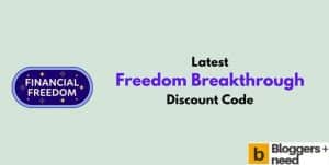 Freedom Breakthrough discount coupon code