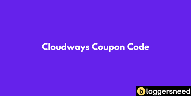 Cloudways coupon code