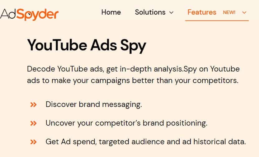 adspyder io youtube ad spy