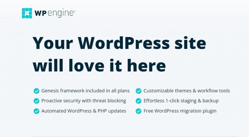 headline wpengine website