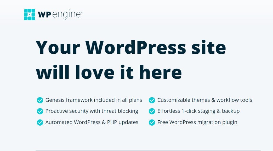Wp engine wordpress hosting platform