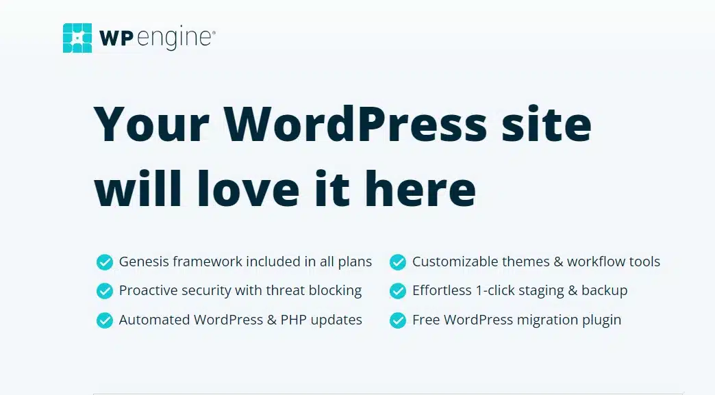 Wp engine wordpress hosting platform