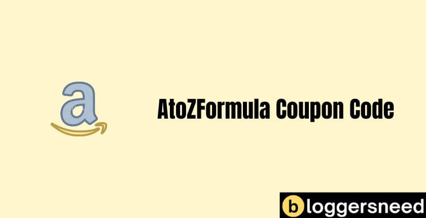 coupon code atozformula