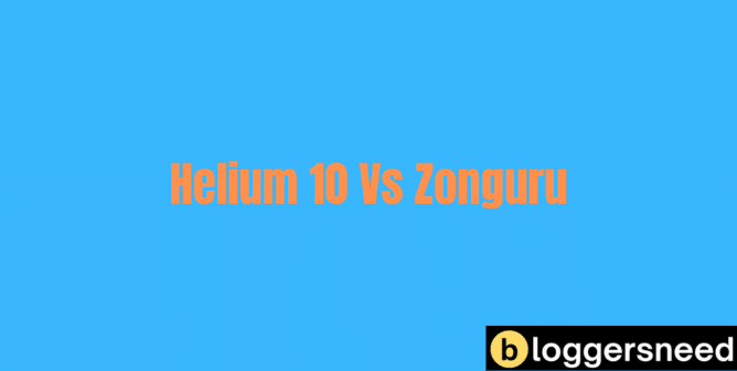 Comparing zonguru helium 10