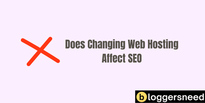 web hosting seo effect