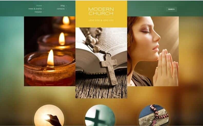 Christian responsive church wordpress theme