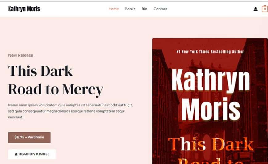 Kathryn author wordpress theme