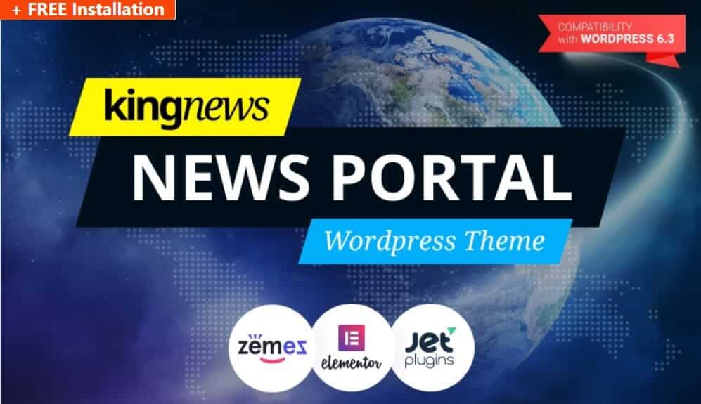 Kingnews News WordPress Theme