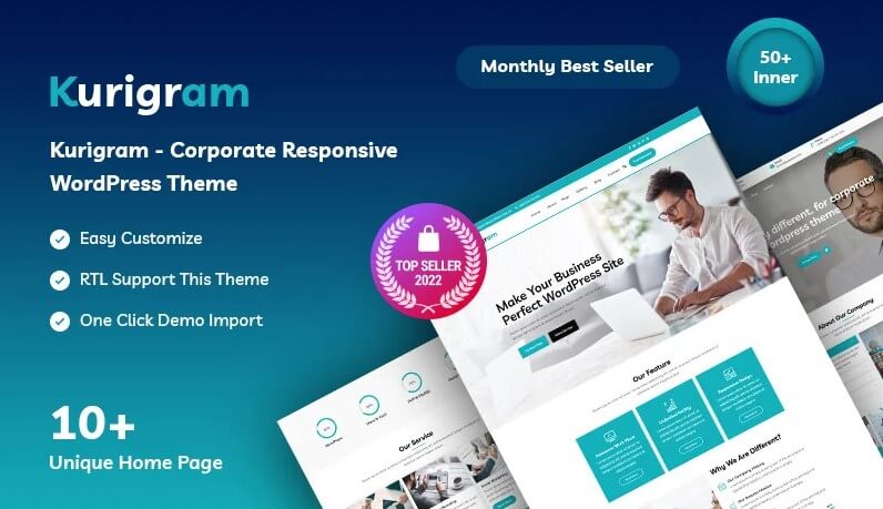 Kurigram Business WordPress Theme