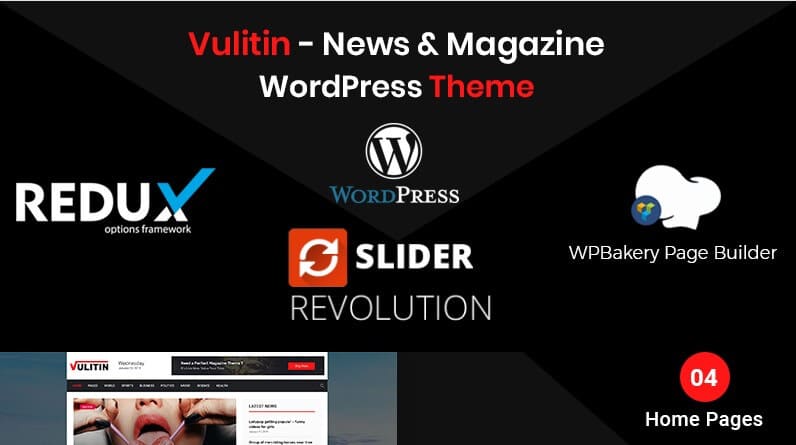 Vulitin Magazine WordPress Theme