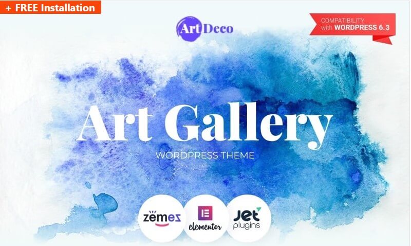 Art Gallery WordPress Theme