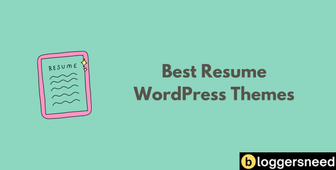 Resume WordPress Themes