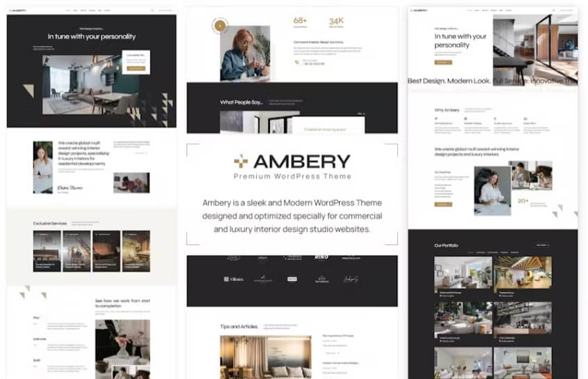 Ambery - interior design wordpress theme