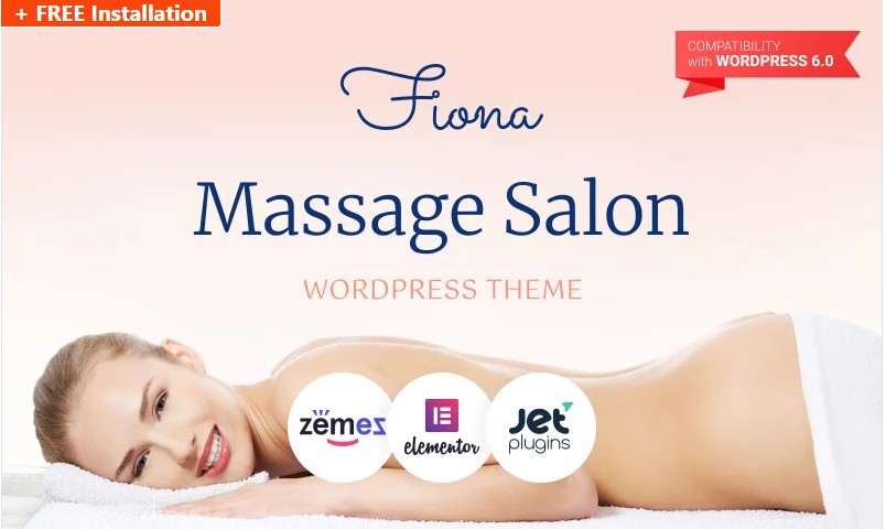 Beauty spa massage salon responsive wordpress theme