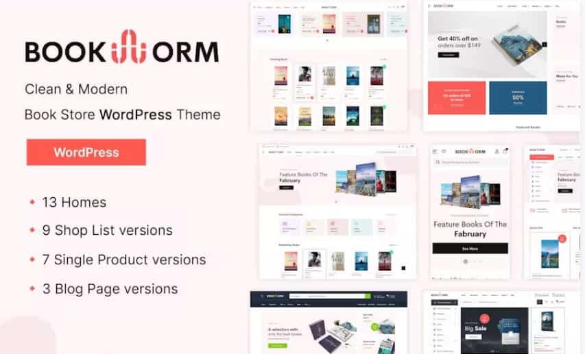 Bookworm - bookstore & bookshop woocommerce theme