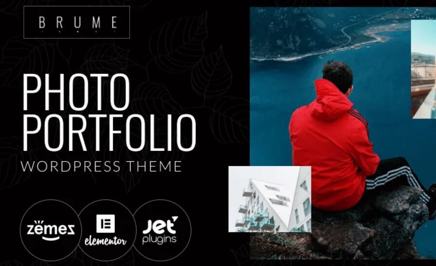 Brume photographer wordpress theme