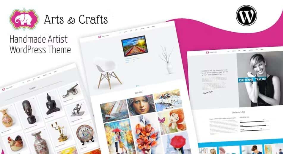 Crafts & Arts - Handmade Artist WordPress Theme