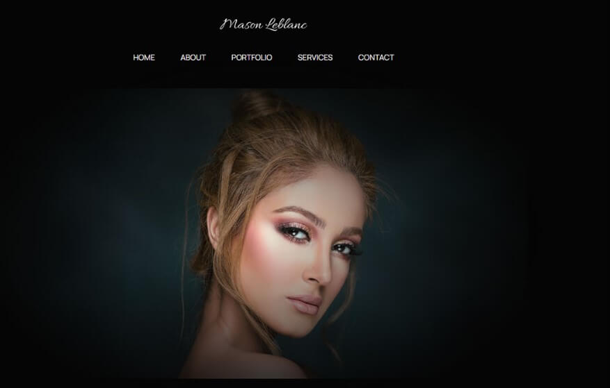 Fashion photography portfolio wordpress theme