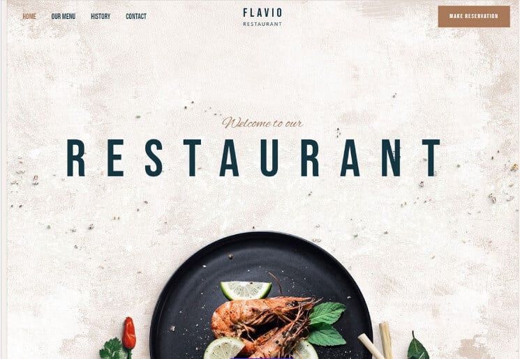 Flavio Restaurant WordPress Theme