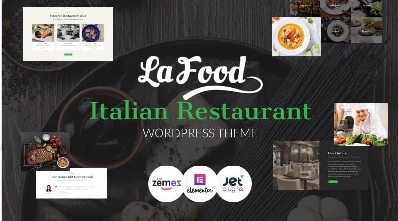 La food restaurant wordpress theme