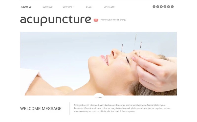 Massage salon responsive wordpress theme