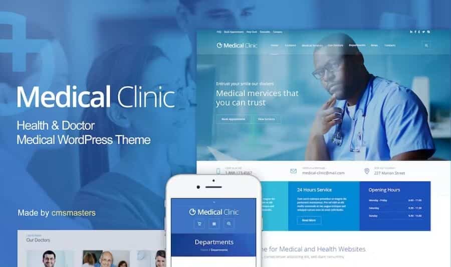 Medical clinic - health  medical wp theme