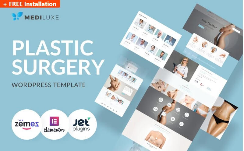 Mediluxe - plastic surgery wordpress theme