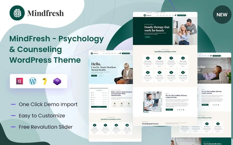 Mindfresh – psychology  counseling wordpress theme