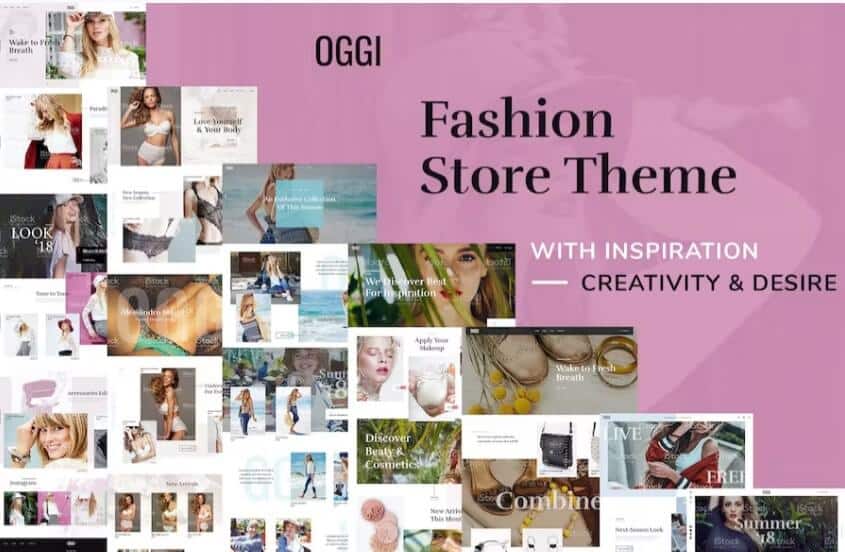 Oggi - fashion store woocommerce theme