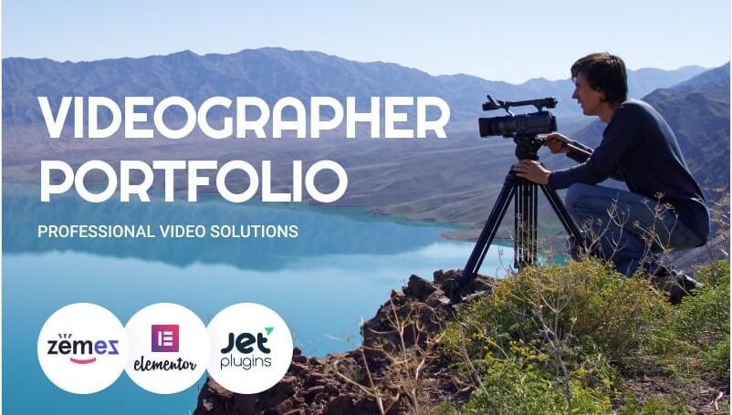 Videographer portfolio wordpress themes for videographers