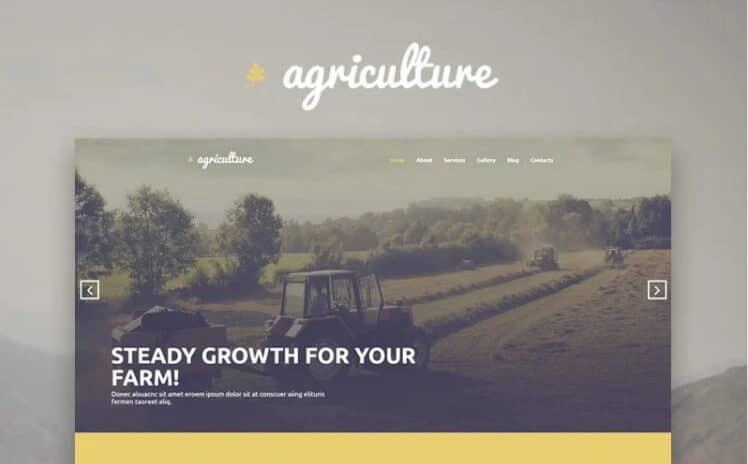 Agriculture - crop farming wordpress elementor theme