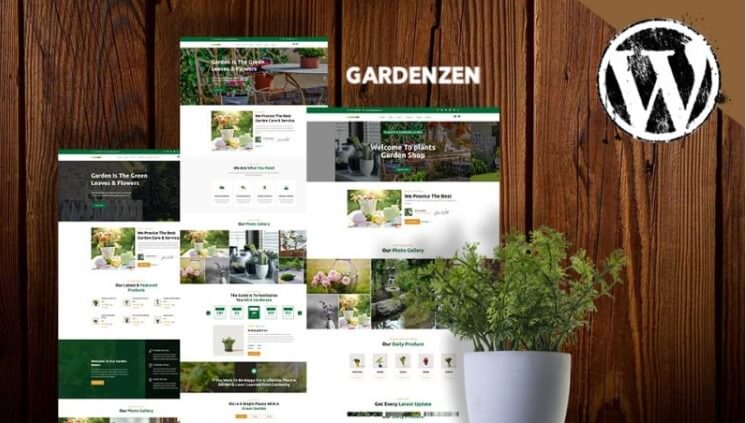 Gardenzen | garden  plants shop wordpress theme