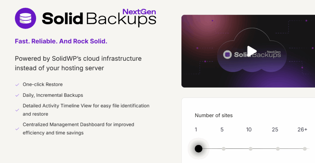 Solid backups