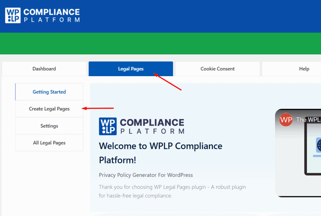 Create Legal Pages Using Wpl Create legal pages using wpl