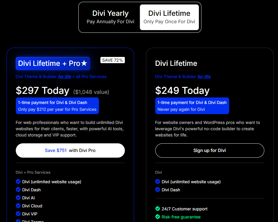 Elegant themes divi lifetime pass checkout discount
