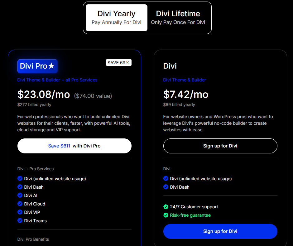 Elegant themes divi yearly plan checkout discount