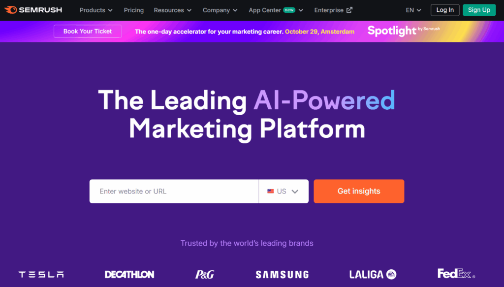 Semrush is the best ai seo tool