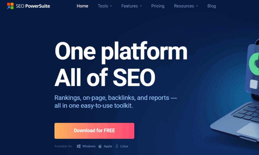 Seopowersuite by link assistant