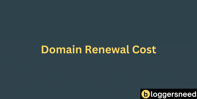 Cost domain renewal