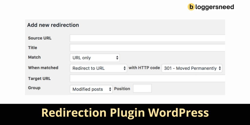 Redirection Plugin WordPress