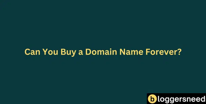 Permanent domain