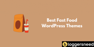 Fast food wp themes