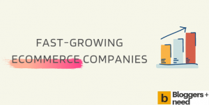 Fast growing ecommerce companies