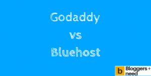 Godaddy vs bluehost