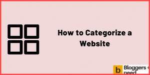 How to categorize a website