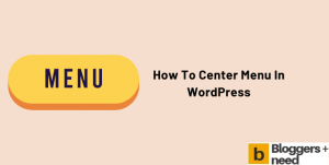 How to center menu in wordpress