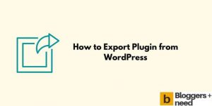 How to export plugin from wordpress