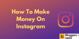 How to make money on instagram