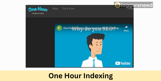 One hour indexing url tool