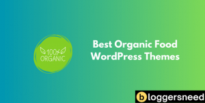 Organic food store wp theme